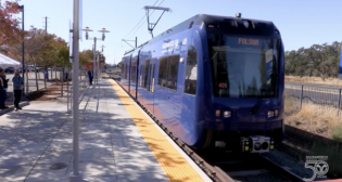 “As we continue to prioritize the enhancement of our transit system, I am thrilled to announce the purchase of nine additional new low floor light rail vehicles,” SacRT General Manager/CEO Henry Li said March 19. “By investing in these state-of-the-art trains, we are not only elevating the transit experience for our riders but also reinforcing our dedication to a sustainable future for the Sacramento region.” (Screen Grab from SacRT social media video post, courtesy of SacRT)