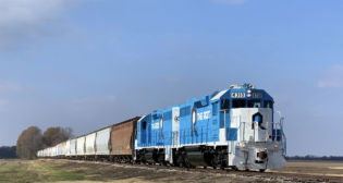 Hernando, Miss.-based Rock Island—a rail carrier and short line holding company that offers switching, railcar storage, locomotive maintenance, railcar fleet management, and railroad management services—will take over for BNGR and provide local rail service through March 31, 2024, along a 37.26-mile line in Oklahoma. (Rock Island Photograph)