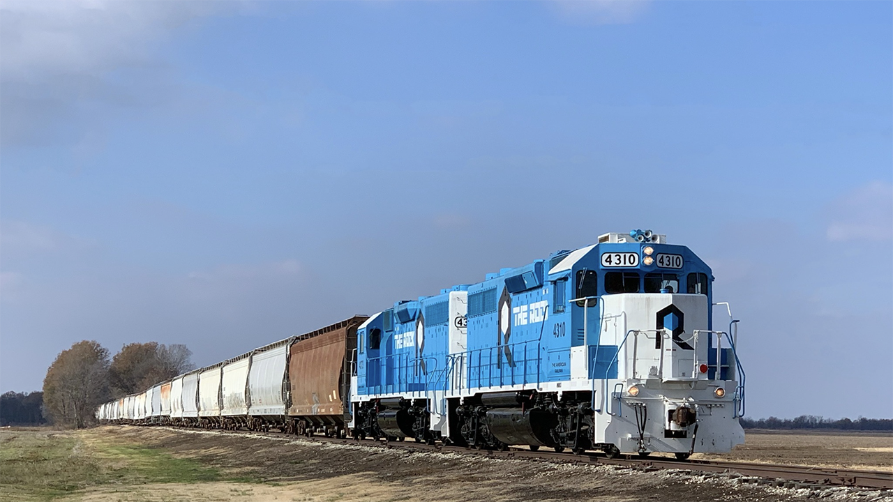 Hernando, Miss.-based Rock Island—a rail carrier and short line holding company that offers switching, railcar storage, locomotive maintenance, railcar fleet management, and railroad management services—will take over for BNGR and provide local rail service through March 31, 2024, along a 37.26-mile line in Oklahoma. (Rock Island Photograph)