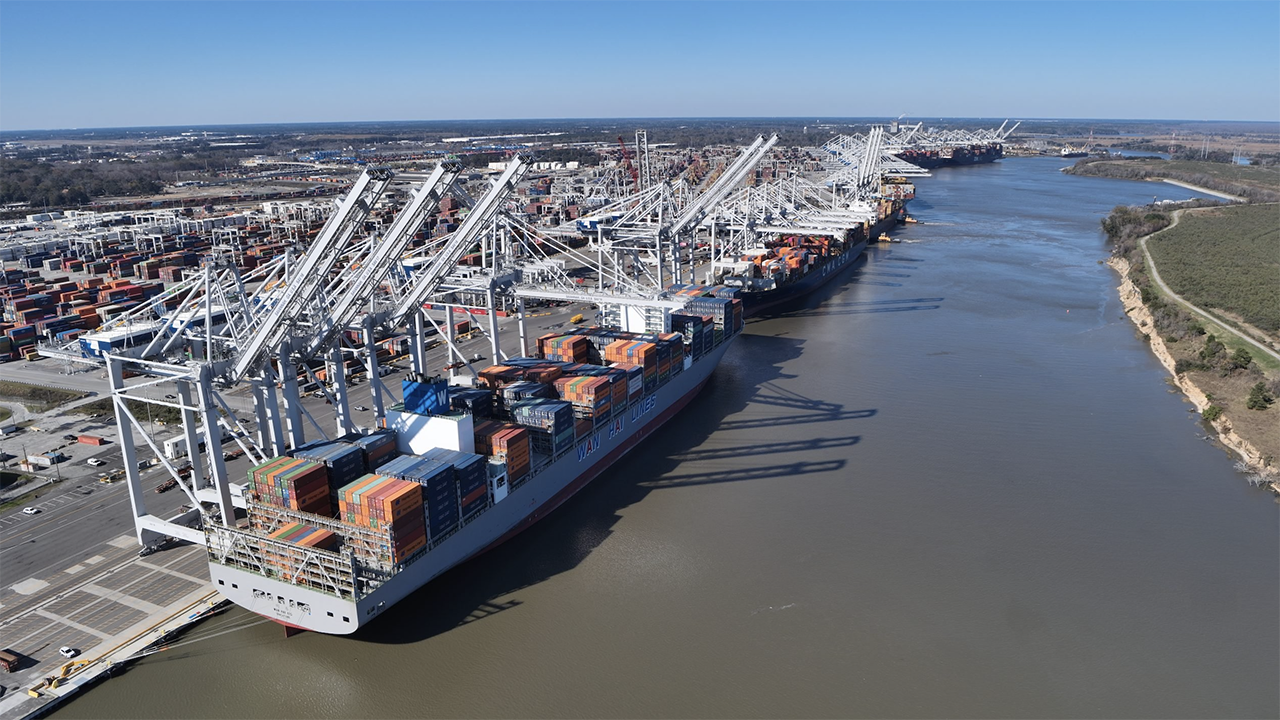 The Port of Savannah moved more than 3 million tons of cargo in March, while handling 154 vessels between Garden City and Ocean terminals, according to GPA. (Photograph Courtesy of GPA)