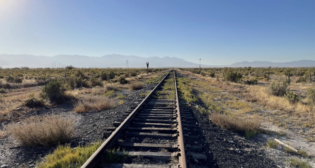 Savage Tooele Railroad Company has proposed reinstituting common carrier freight rail service over an approximately six-mile segment of the former “Warner Branch” (abandoned in 1983 by UP predecessor Western Pacific Railroad Company), and to construct approximately five miles of new railroad line within the Lakeview Business Park, which has been under development since 2020 in Tooele County, Utah. (STB Photograph)