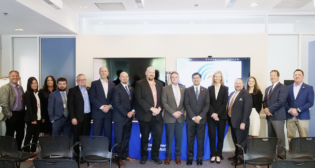 The Federal Railroad Administration in June hosted a signing ceremony with leaders from the American Train Dispatchers Association and BNSF, making their membership in the C3RS Program official. Now, 650 BNSF employees can confidentially report close calls and unsafe events through this program. (FRA Photograph)