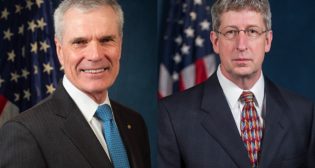 Patrick Warren, Rail Safety Director, NTSB (left); and Mike Budinski, Deputy Director of Research and Engineering, NTSB (right).