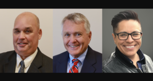 INRD’s Senior Vice President and Chief Financial Officer Micheal D. Engel (left) and Vice President, Business Development (center) Larry F. Kaelin have retired. NCTD has promoted Chris G. Carrillo to Security Director.