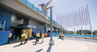 The 8.5-mile Link 1 Line light rail extension from Northgate into Lynnwood will open Aug. 30, 2024, adding four new stations. (Sound Transit Photograph)