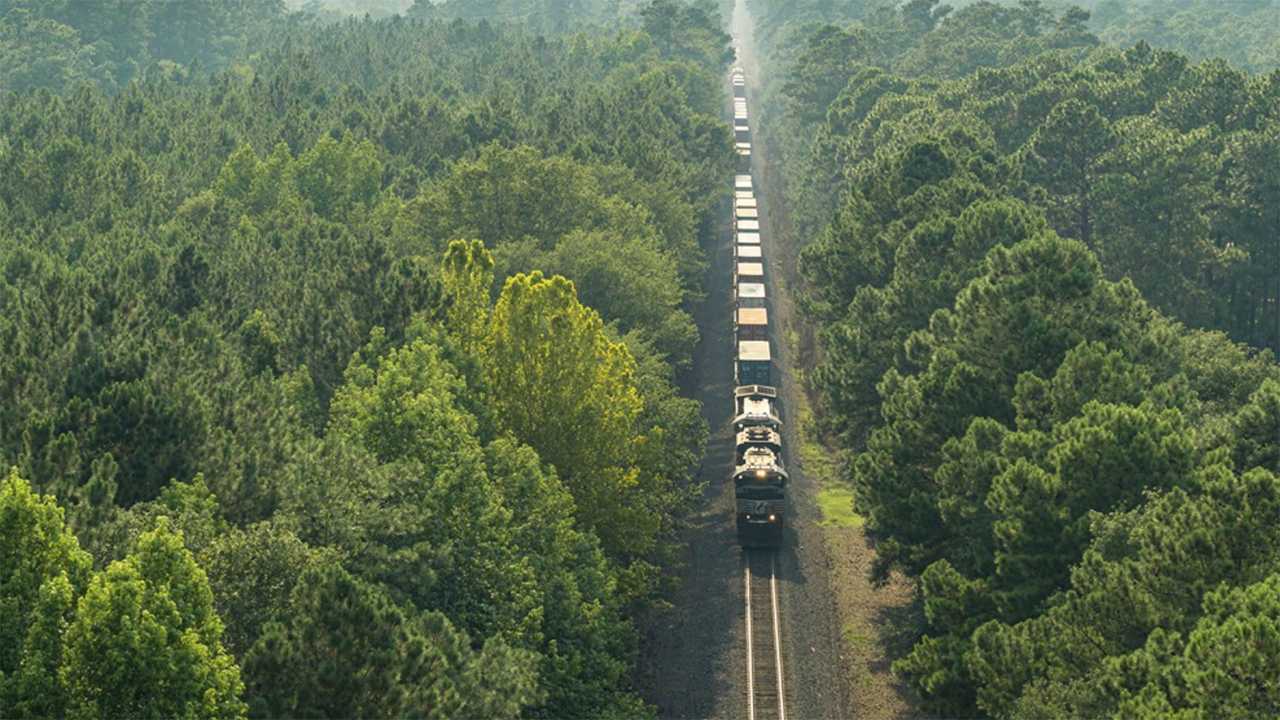 CSX, NS, UP and The Greenbrier Companies are among the 450 U.S.-based companies named to USA Today’s America’s Climate Leaders 2024 list. (NS Photograph)
