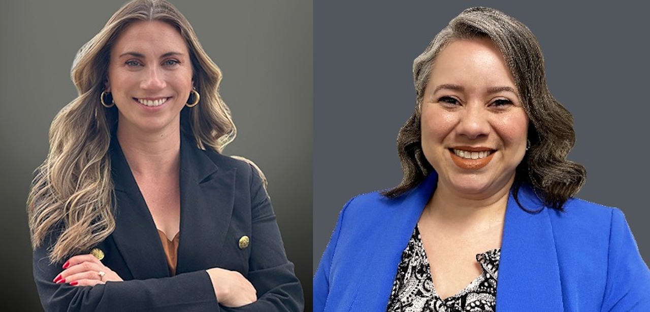 Mary Dover, Chief of Staff, NCTD (left); and Suheil Rodriguez, Director of Administration, NCTD (right). (NCTD photos)