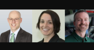 Pictured, Left to Right: Richard Andreski and Sally Librera, Commuter Rail Coalition (Photographs Courtesy of CRC), and Patrick Preusser, Utah Transit Authority (UTA Photograph).