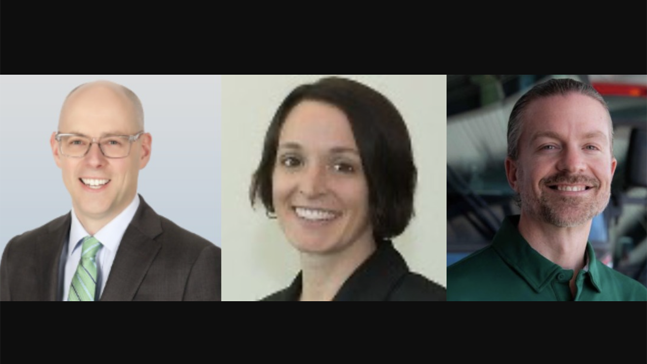 Pictured, Left to Right: Richard Andreski and Sally Librera, Commuter Rail Coalition (Photographs Courtesy of CRC), and Patrick Preusser, Utah Transit Authority (UTA Photograph).