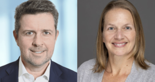 Maximilian Eichhorn, CEO, Nexxiot (left) and Renee Moilanen, incoming Director of Environmental Planning, Port of Long Beach. (Photographs Courtesy of Nexxiot and POLB, respectively)