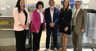 “Earlier today, at our Moncton station, Minister @PabloRodriguez, joined by Minister @GinettePT and MP @JenicaAtwin, announced significant federal government funding for the replacement our long-distance, regional and remote trains,” VIA Rail Canada reported July 11 on social media platform X (formerly Twitter). (VIA Rail Photograph)