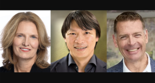 Pictured, Left to Right: Jean Savage, Trinity Industries and Parker Hannifin Corporation (Trinity Industries Photograph); Chris Avery, Arctic Gateway Group; and Justin Garrod, HDR. (Photographs courtesy of the respective companies unless otherwise noted.)