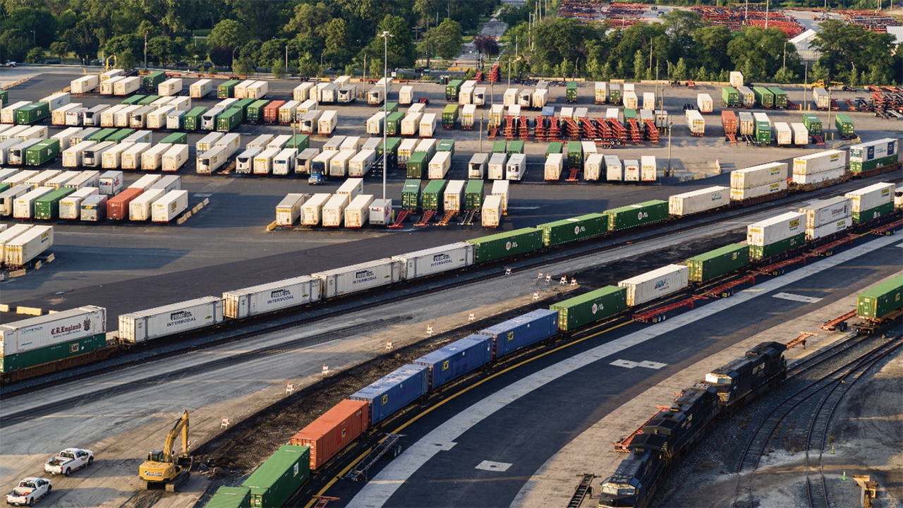 Pictured: Norfolk Southern’s 47th Street Intermodal Terminal in Chicago, Ill. (Photograph Courtesy of NS)