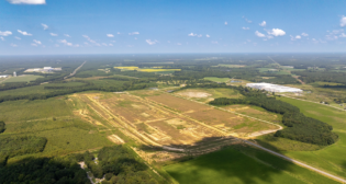 According to Natron Energy, the new facility in Edgecombe County, N.C., “will enable a 40x scale-up of Natron’s current production capacity” of sodium-ion batteries. (Photo: Business Wire)