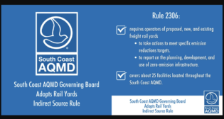 South Coast AQMD’s Rail Yards ISR will only become effective if the EPA approves it plus CARB’s associated rules on locomotives and drayage truck fleets. (Images Courtesy of South Coast AQMD)