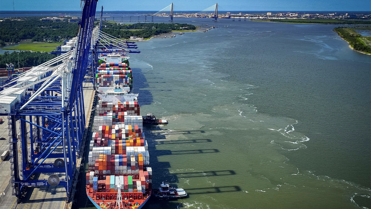 (Matthew Peacock Photograph, Courtesy of SC Ports)