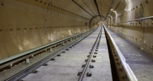 Pictured: BART’s Transbay Tube following the completion a seismic retrofit project. (Courtesy of BART)