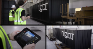 Intramotive’s TugVolt in action at Eagle Drayage in St. Louis. (Screen Grab of Intramotev Video)