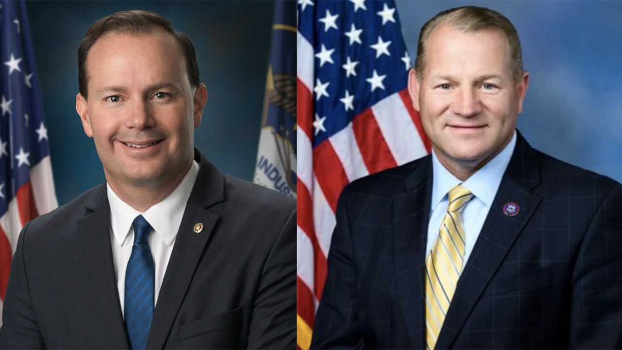 Sen. Mike Lee (R-Utah; left) and Rep. Troy E. Nehls (R-Texas). (Photographs Courtesy of the U.S. Government)