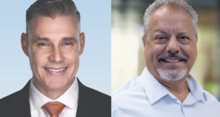 Jeffrey Gonneville, WSP (left), and William Webb, Balfour Beatty US/TPG. (Photographs Courtesy of WSP, left; and Business Wire)