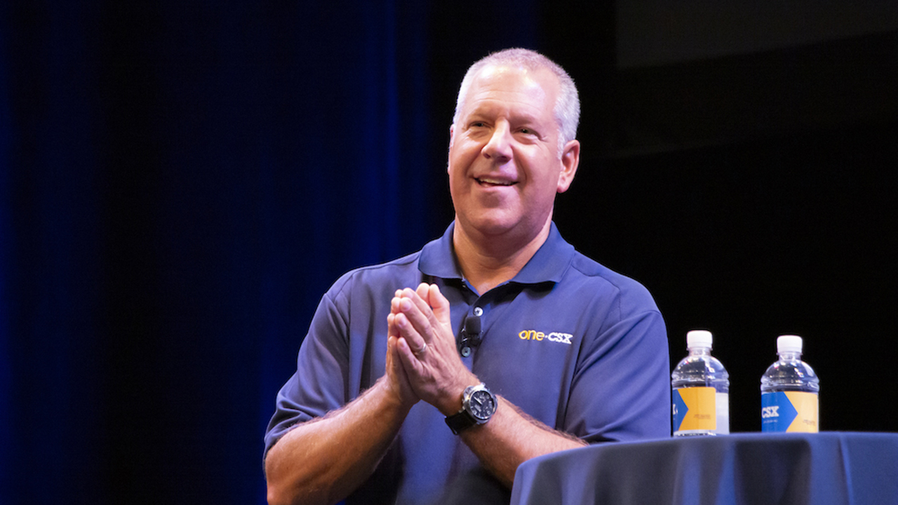 CSX President and CEO Joe Hinrichs. (CSX Photograph)