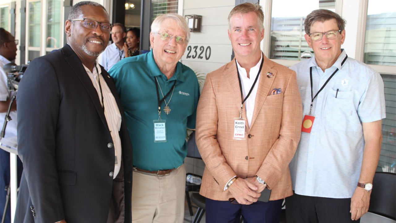 CPKC on Oct. 19 announced via Linkedin that Community Renewal International’s 11th Friendship House in Shreveport, will be known as the CPKC Pat Ottensmeyer Friendship House, “a tribute to a remarkable human being who left a remarkable legacy.” (Photograph Courtesy of CPKC)