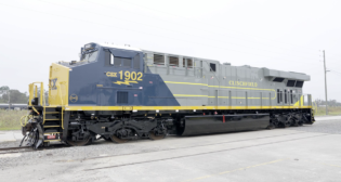 CSX’s 20th Heritage Locomotive celebrating the Clinchfield Railroad. (CSX Photograph)