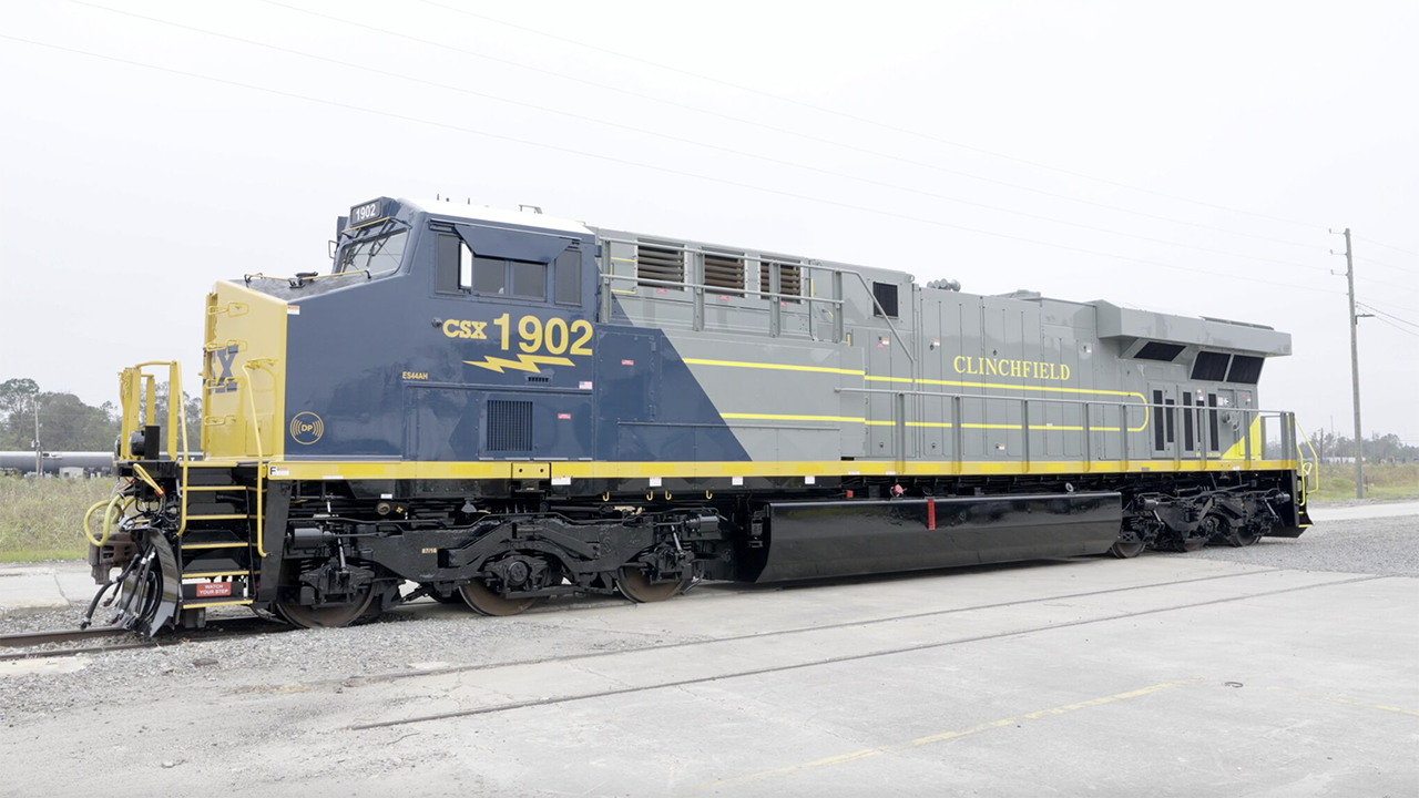CSX’s 20th Heritage Locomotive celebrating the Clinchfield Railroad. (CSX Photograph)