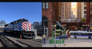 (Metra Photograph, Left; CTA Photograph, Right)