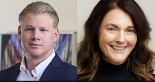 Pictured: HDR’s Brad Carter and Transdev U.S.’s Joanna Cornell. (Photographs courtesy of the respective companies)