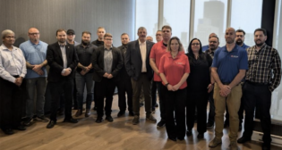 Pictured: Unifor’s CN members. (Courtesy of Unifor)