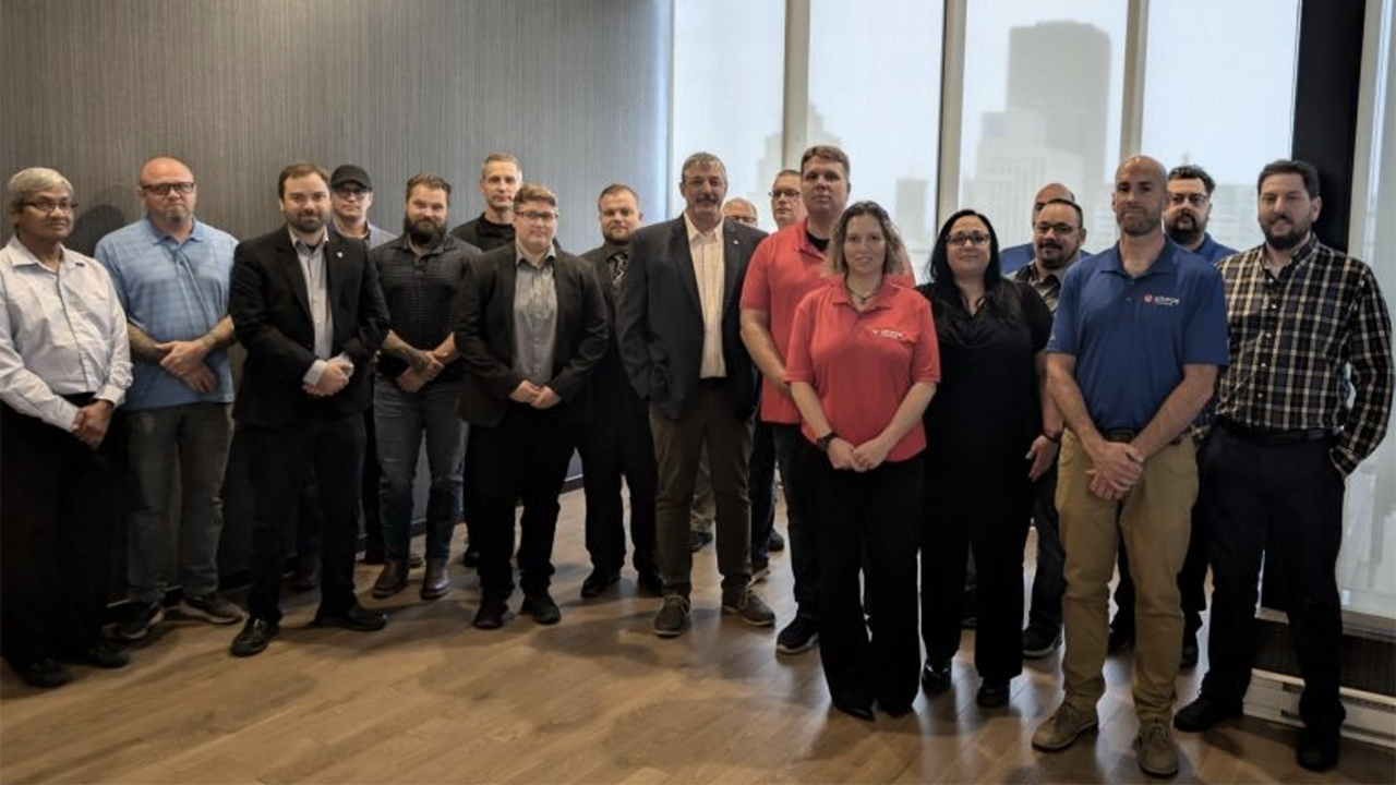 Pictured: Unifor’s CN members. (Courtesy of Unifor)