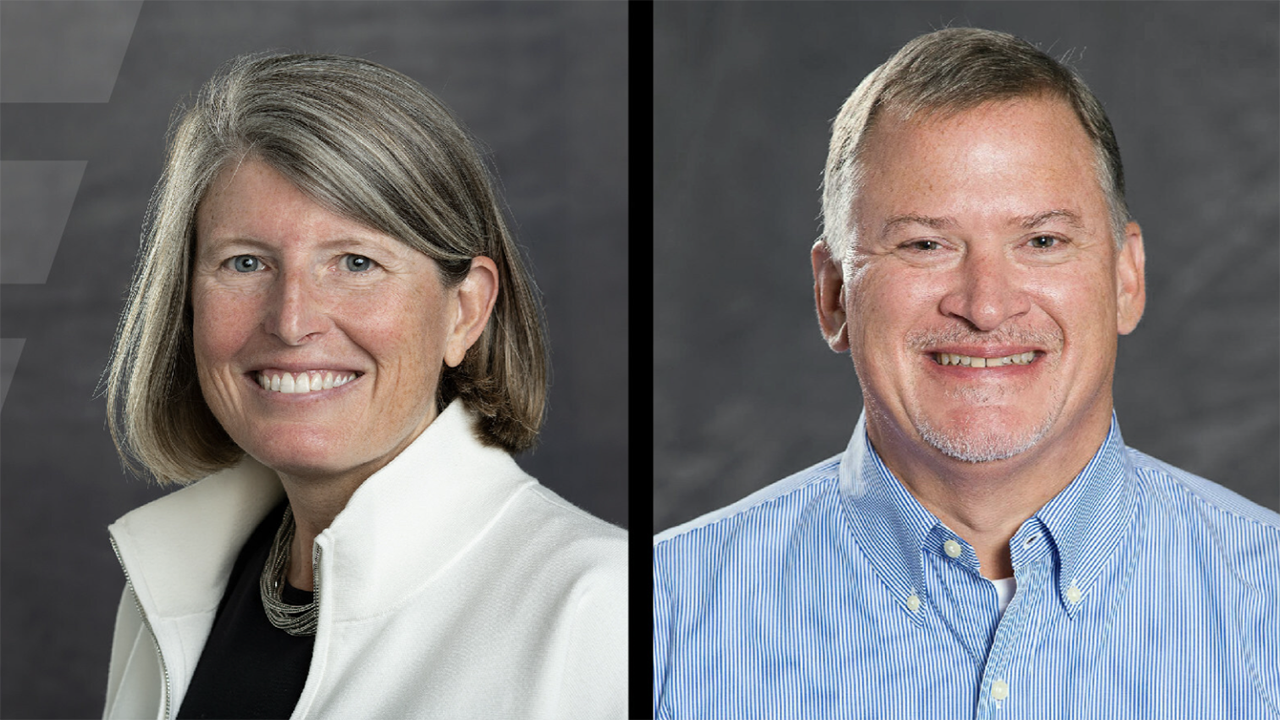 Annie Adams (left) and PC Bryant of NS. (Photograph Courtesy of NS)