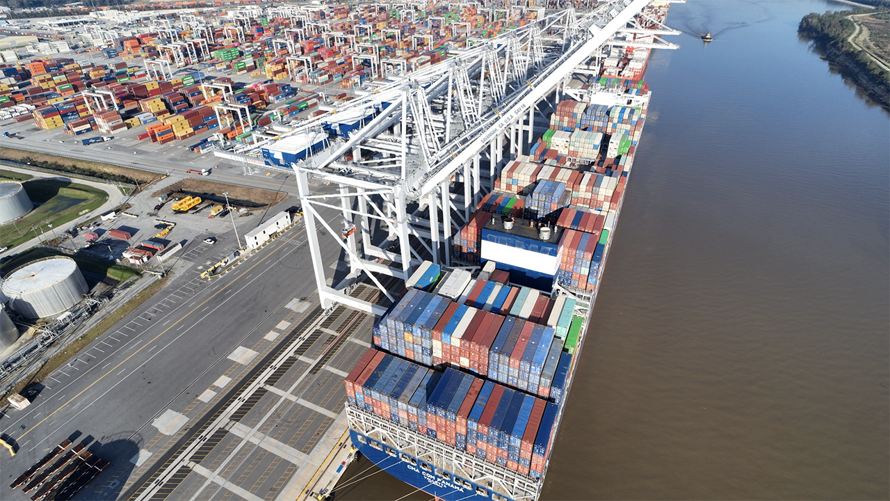 Georgia Ports Authority is using $120 million in federal grants for electrical and rail infrastructure improvement projects. (GPA Photograph)