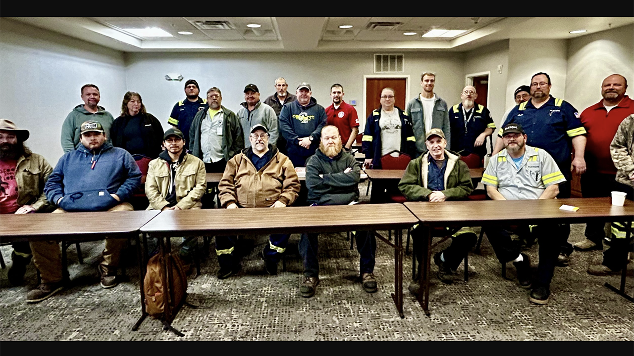 IAM’s Organizing Department adds 135-plus rail workers at Alstom’s Plattsburgh, N.Y., facility to its roster. (IAM Photograph)