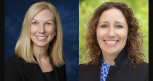 Kristin Bevil of Pinsly Railroad Company and Short Line Safety Institute (left) and Claire Khouri of TriMet. (Photographs courtesy of the respective organizations)