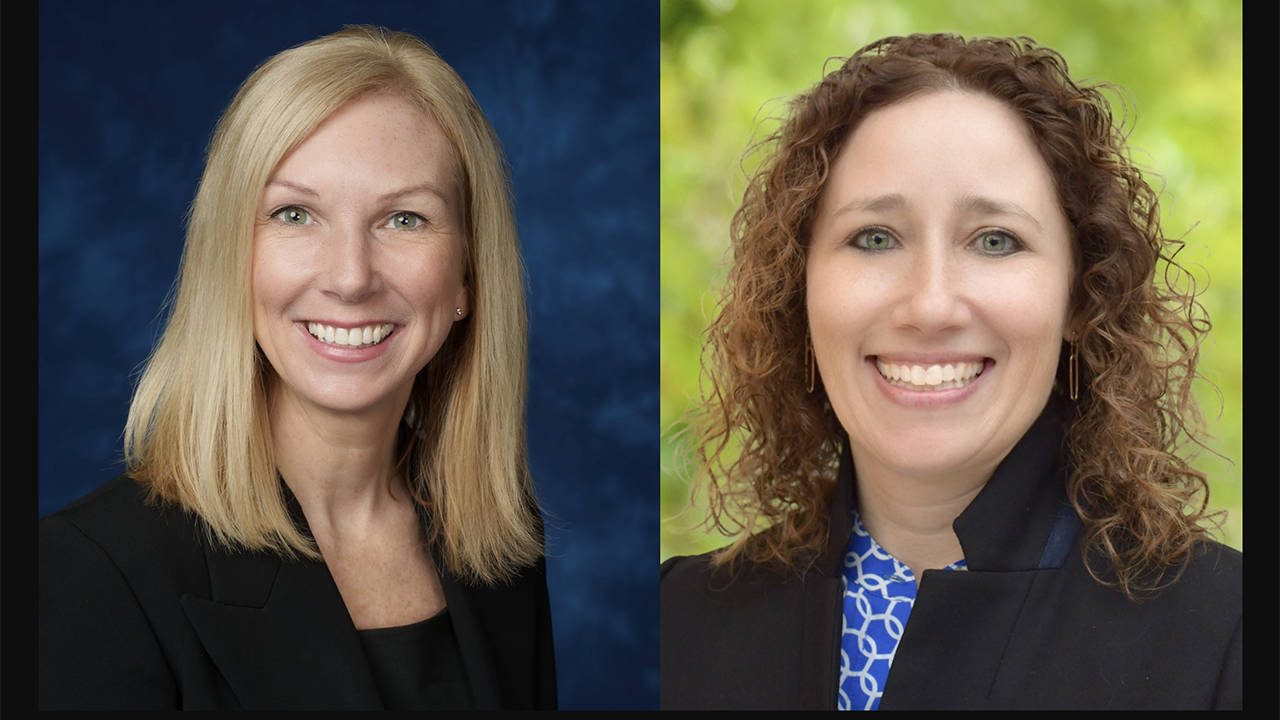 Kristin Bevil of Pinsly Railroad Company and Short Line Safety Institute (left) and Claire Khouri of TriMet. (Photographs courtesy of the respective organizations)