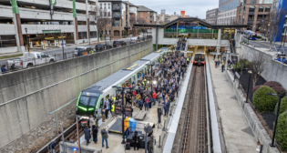 “These new railcars are an inspiration to everyone at MARTA and to our customers who will get to experience a cleaner and safer ride—and hopefully one that shows them how transit can make their lives easier and their trip more enjoyable,” General Manager and CEO Collie Greenwood said Jan. 30 at the State of MARTA event. “The future of transit begins now at MARTA, and the State of MARTA is strong.” (Photograph Courtesy of MARTA)