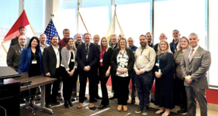 “Last month, we participated in a tabletop training exercise with Transportation Security Administration (TSA), VIA Rail Canada, Amtrak and Niagara Regional Police Service (NRPS), among other partners, to bring together transportation and security partners,” Transport Canada reported in a Jan. 22 LinkedIn post. “The discussions included how governments, industry, and first responders can strengthen coordination, communication and response to security incidents within the rail transportation sector.” (TSA Photograph, Courtesy of Transport Canada)