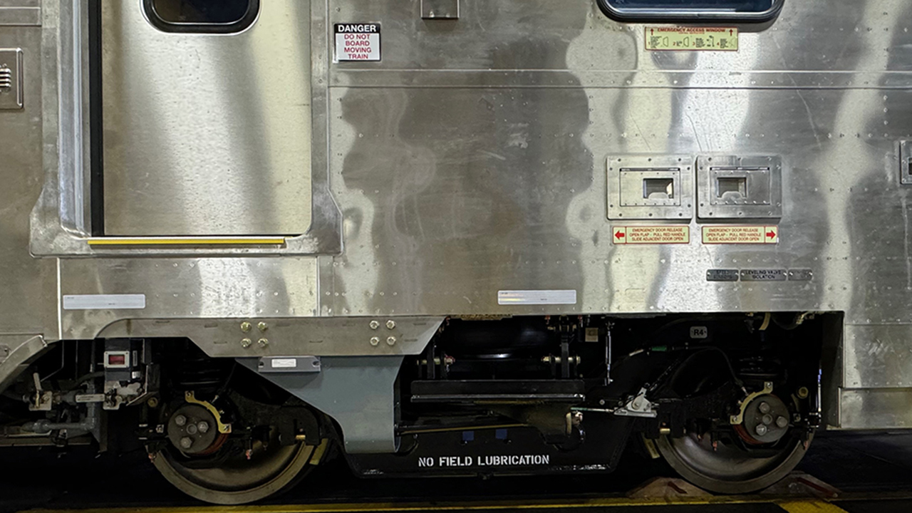 Alstom has won a Multilevel II truck overhaul contract from New Jersey Transit. (William C. Vantuono Photograph)