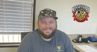 Justin Dempsey, Trainmaster, Mississippi Southern Railroad (Watco Photograph)