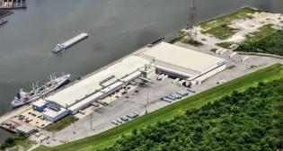 Pictured: Lineage’s Jourdan Road cold storage facility in New Orleans East. (Port NOLA Photograph)