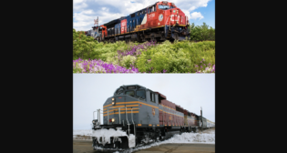 (Photographs courtesy of the respective railroads)