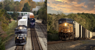 (Photographs Courtesy of the Respective Railroads)