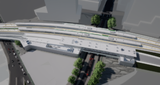 A first look at the future East Harbour Transit Hub, connecting GO Transit, the future Ontario Line and beyond. (Render Courtesy of Ontario Government; Subject to Change).