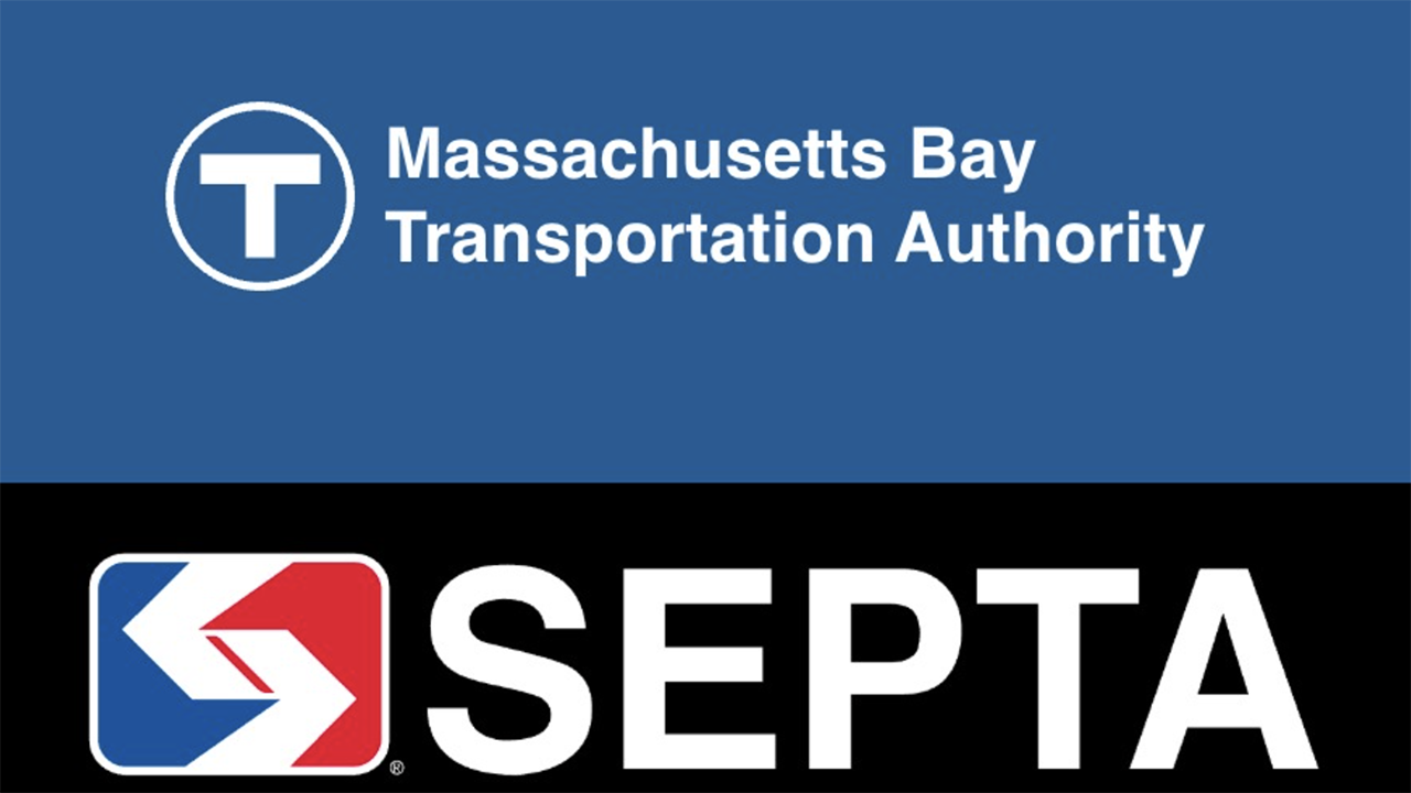 (Logos courtesy of the respective transit agencies.)