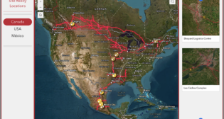 CPKC Site Ready Program locations. (Image Courtesy of CPKC)