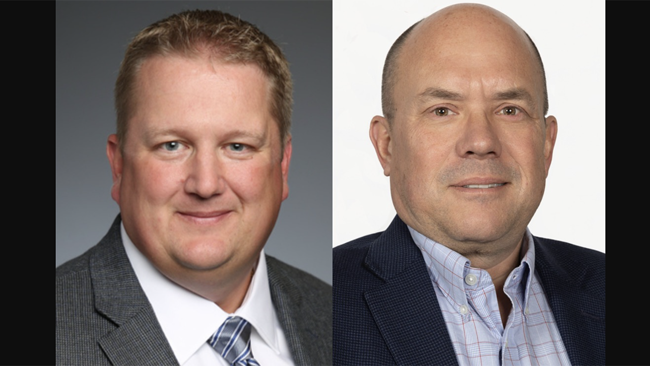 STV’s Paul Bobby (left) and Ports of Indiana’s Doug Caylor. (Photographs courtesy of their respective organizations)