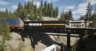 (Screen grab from video rendering of Remora carbon capture system for locomotives and trucks)