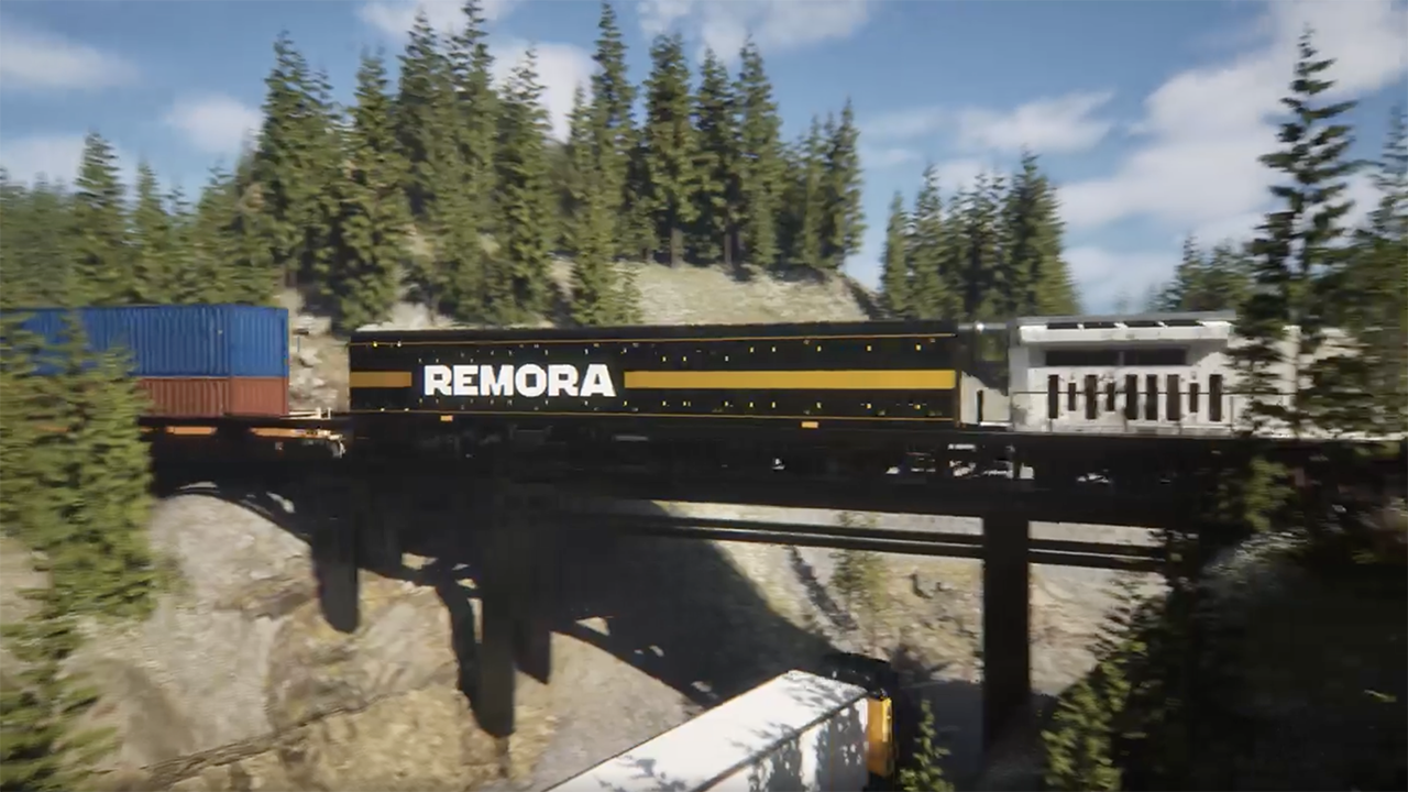 (Screen grab from video rendering of Remora carbon capture system for locomotives and trucks)